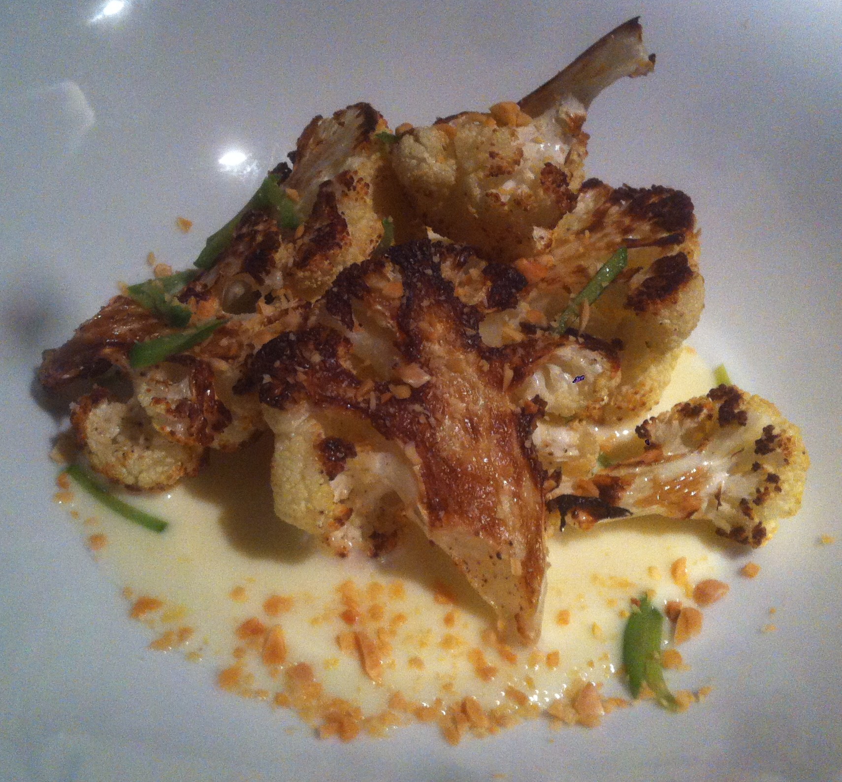 Roasted Cauliflower at The Blind Monk